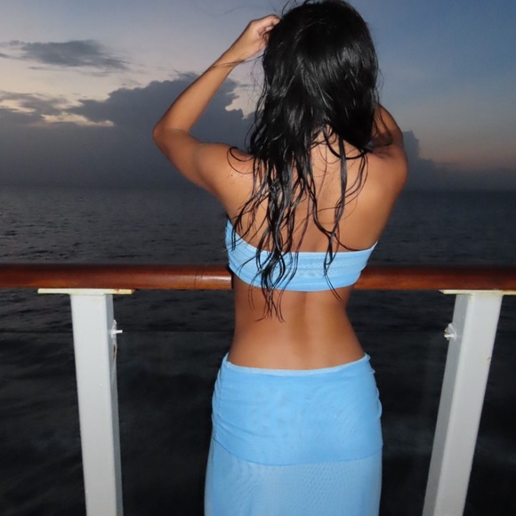 Tiger Mist Kynlee Dress in Sky Blue - Picture 2 of 5